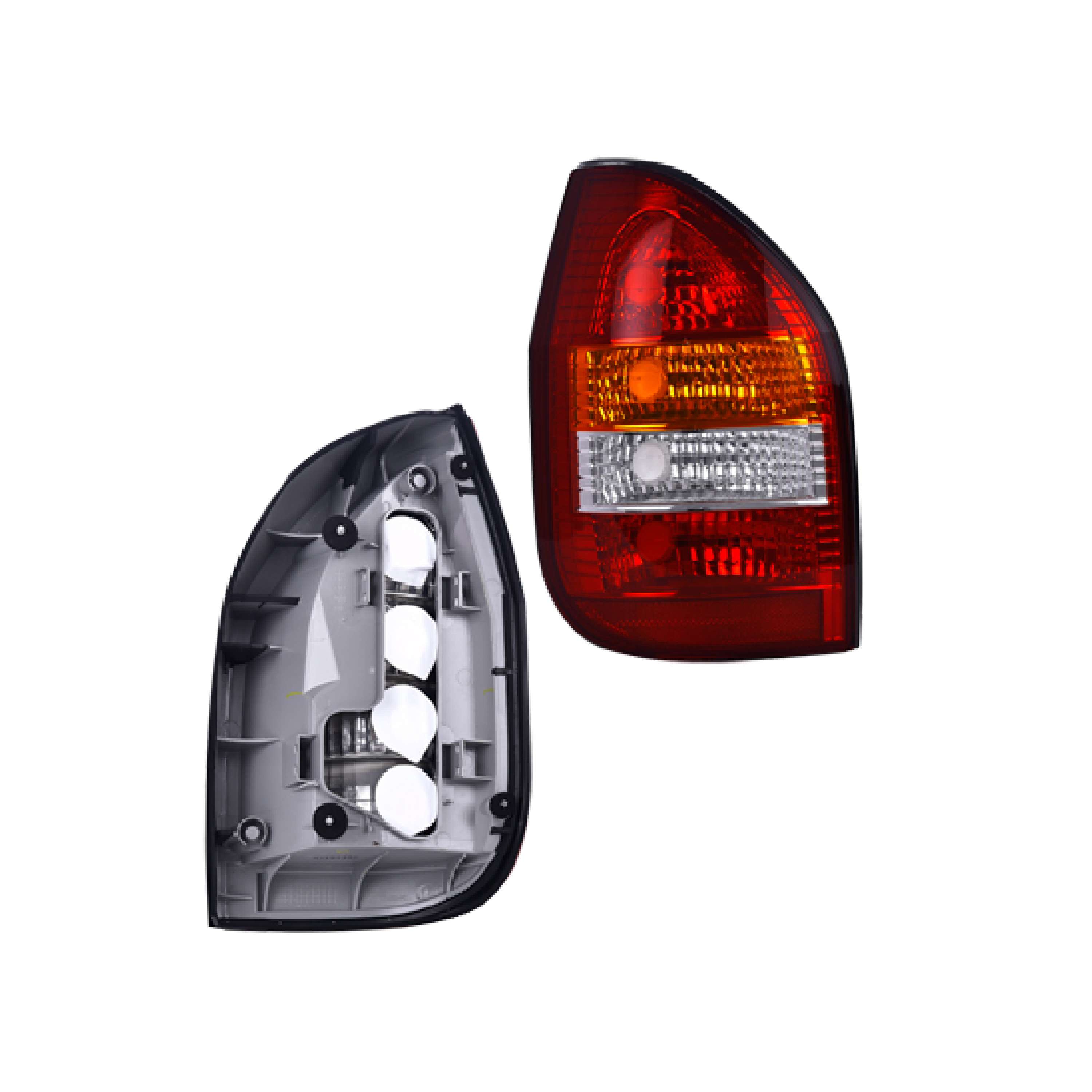 Calavera Izquierda Chevrolet Zafira Ambar/Bco/Rojo 2005 Depo