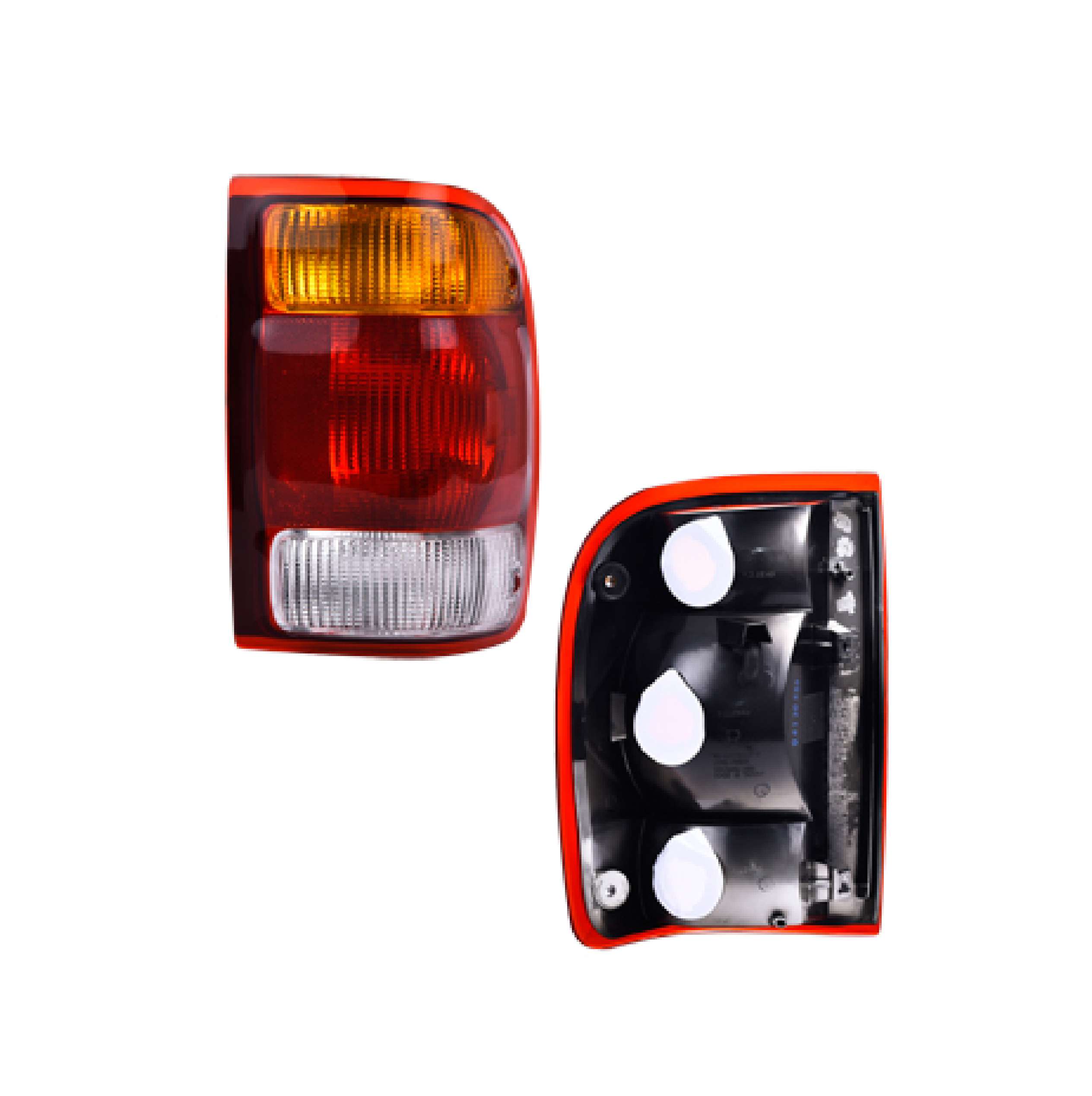 Calavera Derecha Ford Ranger Ambr/Bco/Roja 1998 1999 Depo