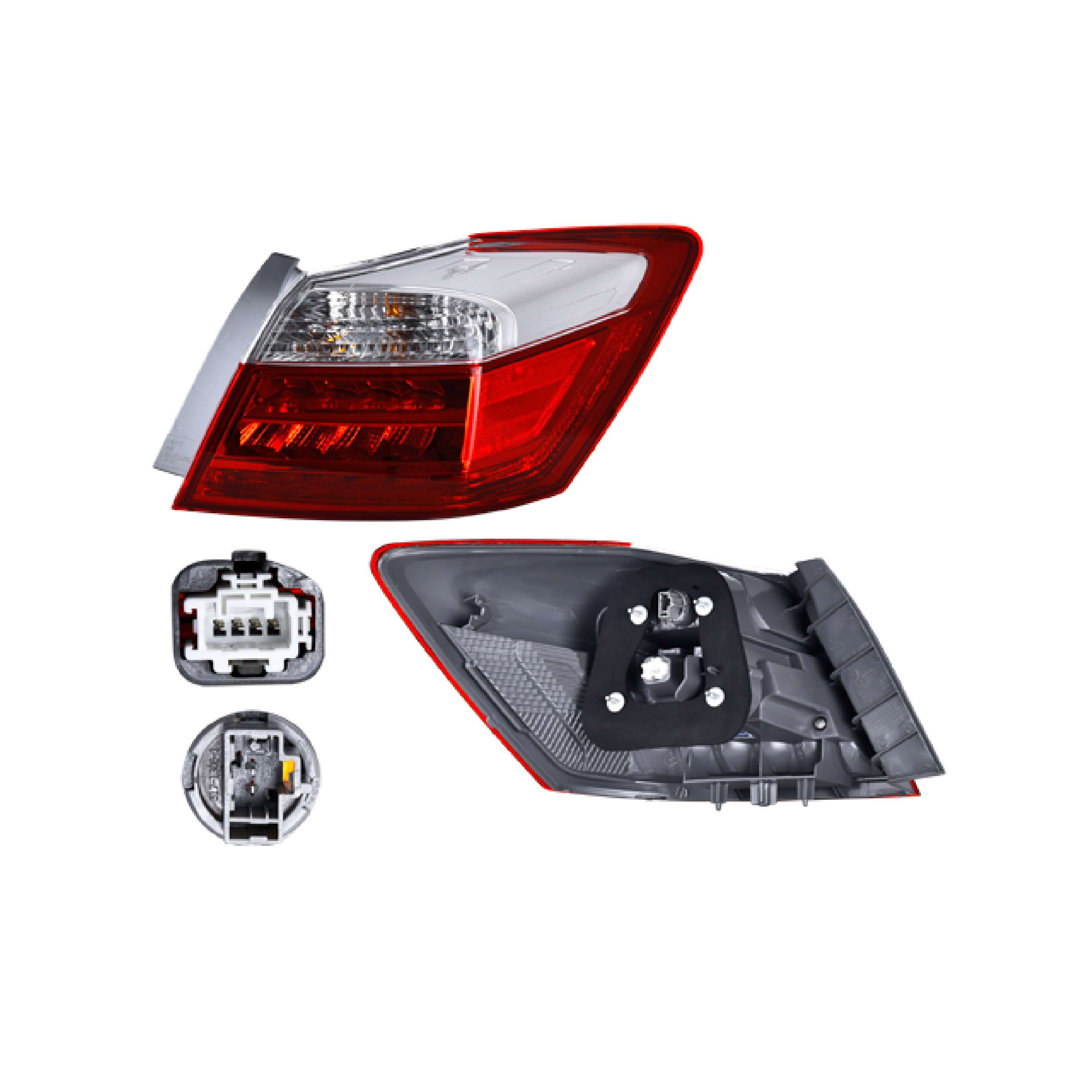 Calavera Derecha Honda Accord Led Exterior 2015 Depo