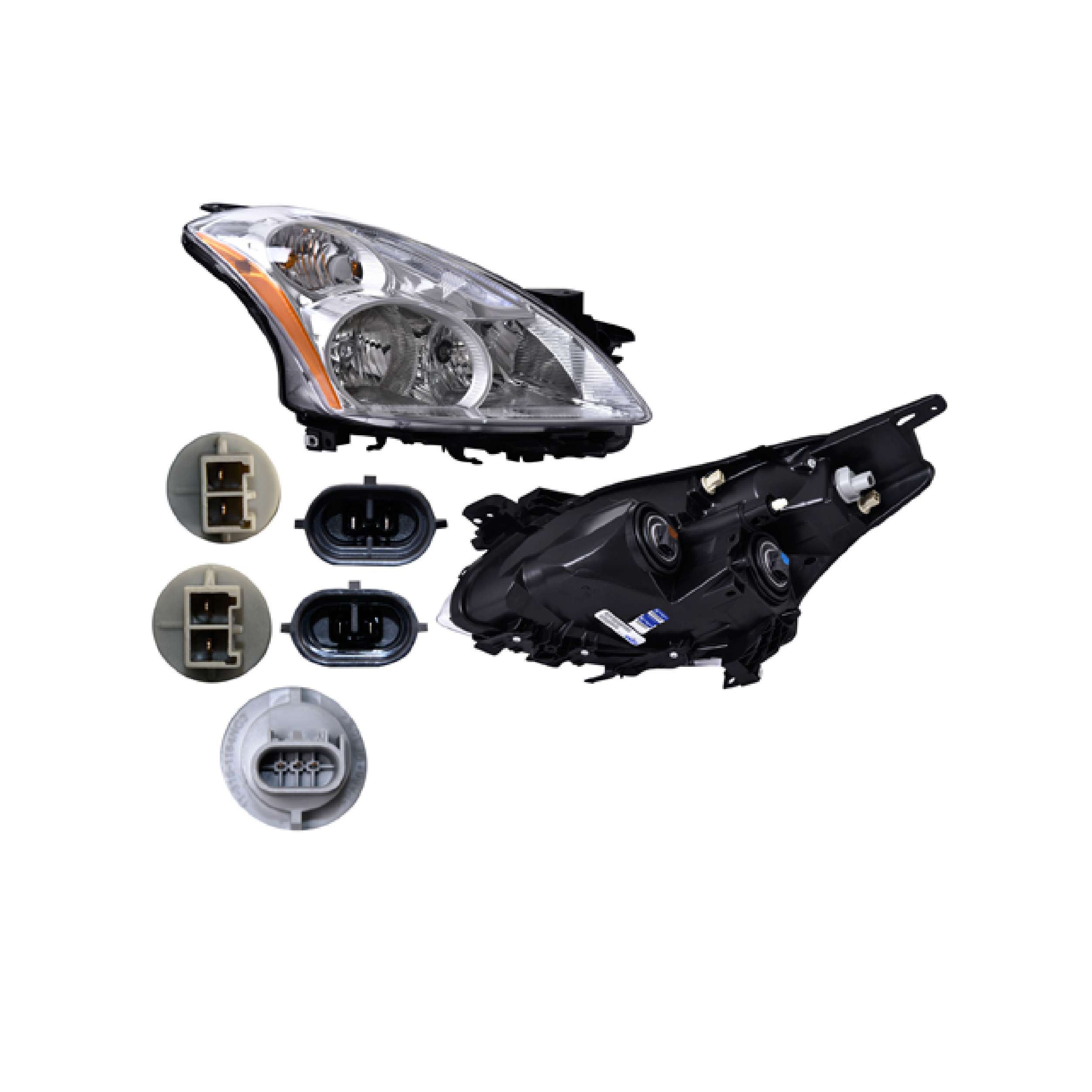 Faro Der Nissan Altima Sedan P/Halogeno 2010 2011 2012 Depo