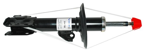 Amortiguador Susp Delantera Yaris 2006-14 Sachs Gas Der