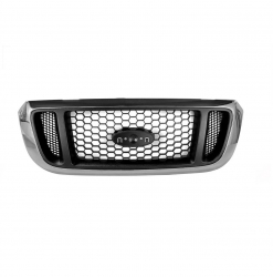 Parrilla Negra C/Filo Cromado Ford Ranger 2005 2006 2007 2008 2009