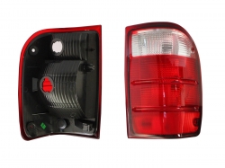 Calavera Derecho S/Arnes (Blanco/Rojo/Rojo) Ford Ranger 2001 2002 2003 2004