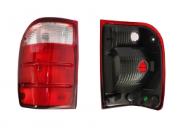 Calavera Izquierdo S/Arnes (Blanco/Rojo/Rojo) Ford Ranger 2001 2002 2003 2004