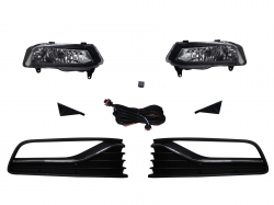 Kit Faro Aux C/Cables C/Rejillas Negras Filo Cromo C/Focos Volkswagen Polo 2014 2015 2016 2017 20118 2019