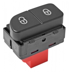 Control Electrico Vw Gol 08-12/Saveiro 10-12  De Seguro 4 Pins Negro 12Vcc