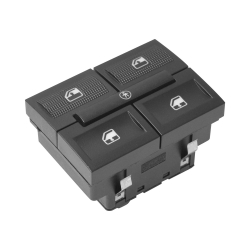 Control Electrico Vw Pointer 00-05  De Elevador 8 Pins 5 Teclas Negro 12Vcc