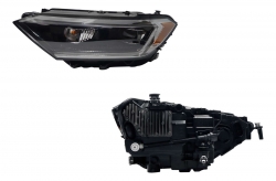 Par Faros Jetta A7 F/Negro Led Lupa Mica Ambar (Highline-Gli)  2019 2020 2021 2022 2023 2024