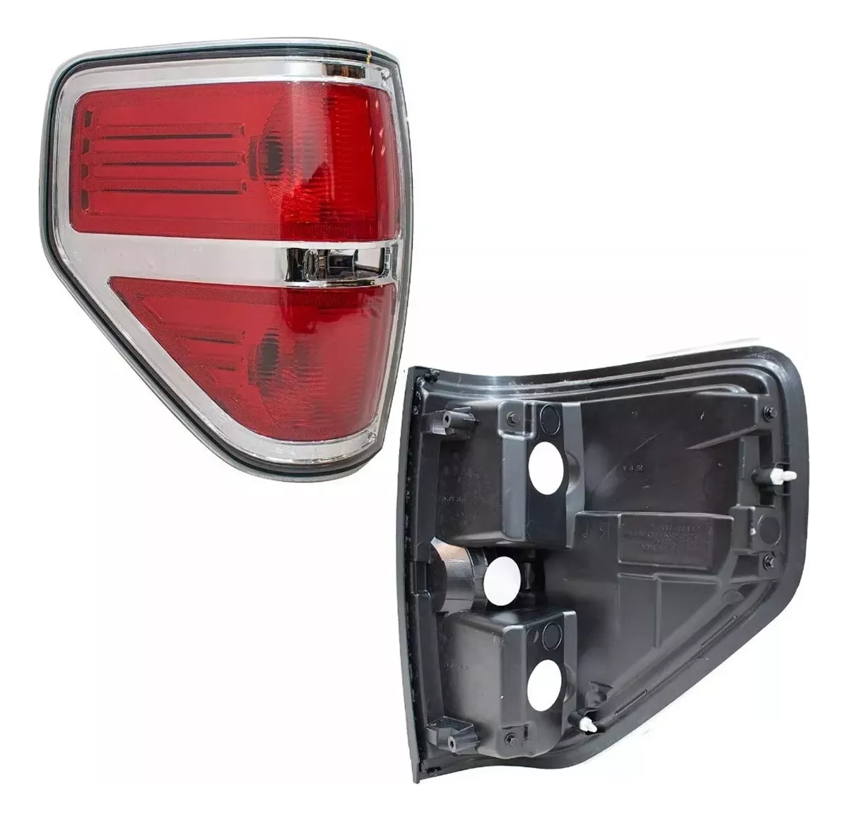 Calavera Izquierdo S/Arnes Filo Cromado (Lobo 09-14) Ford F-150 2009 2010 2011 2012 2013 2014