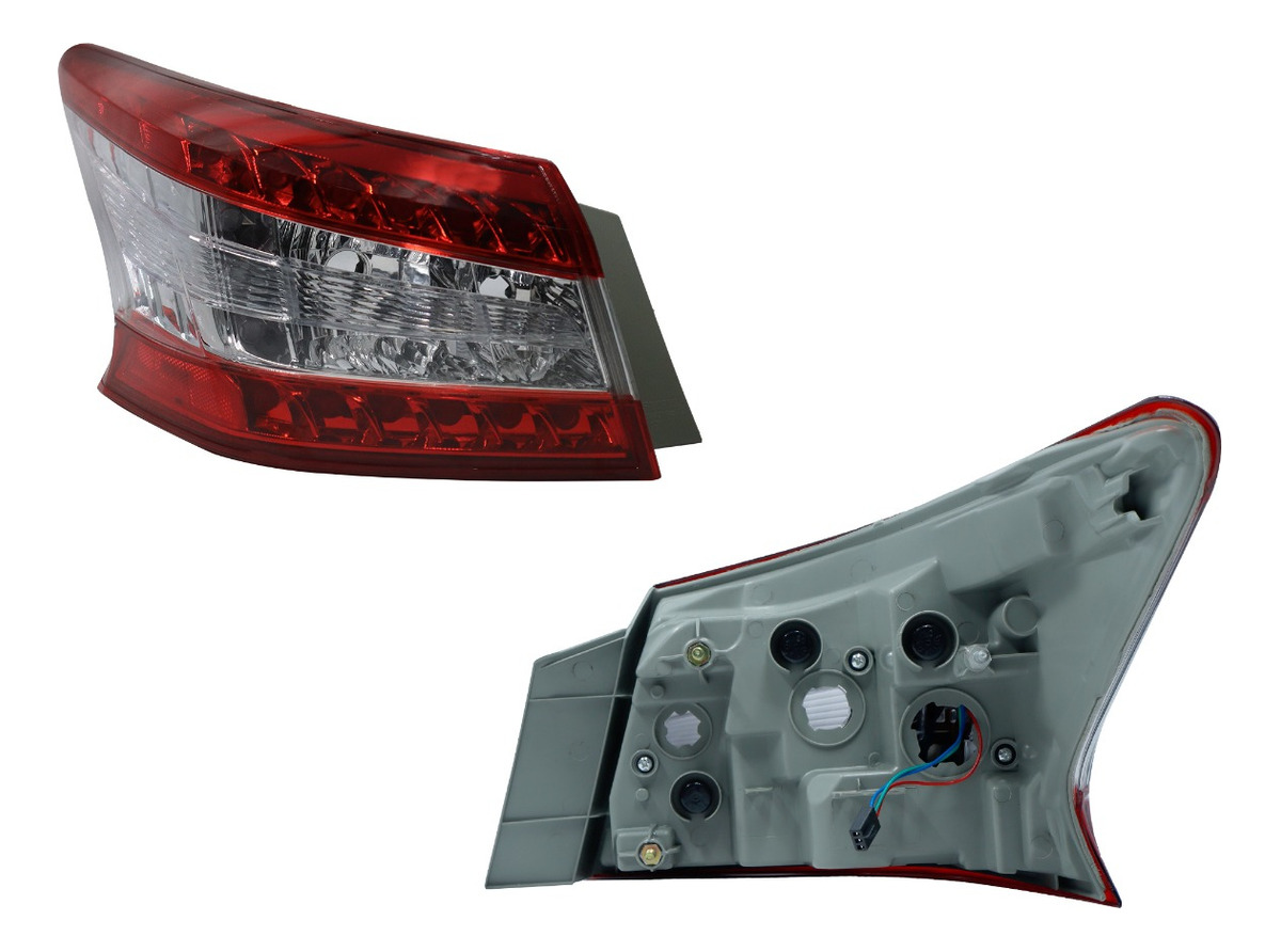 Calavera Izquierdo Ext S/Arnes C/Led Nissan Sentra B-17 2013 2014 2015 2016