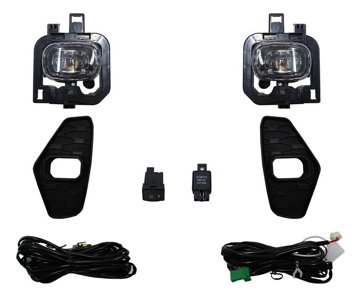 Kit Faro Aux C/Led C/Cables C/Rejillas Negros Nissan Np-300 Frontier (D-23) 2021 2022 2023 2024